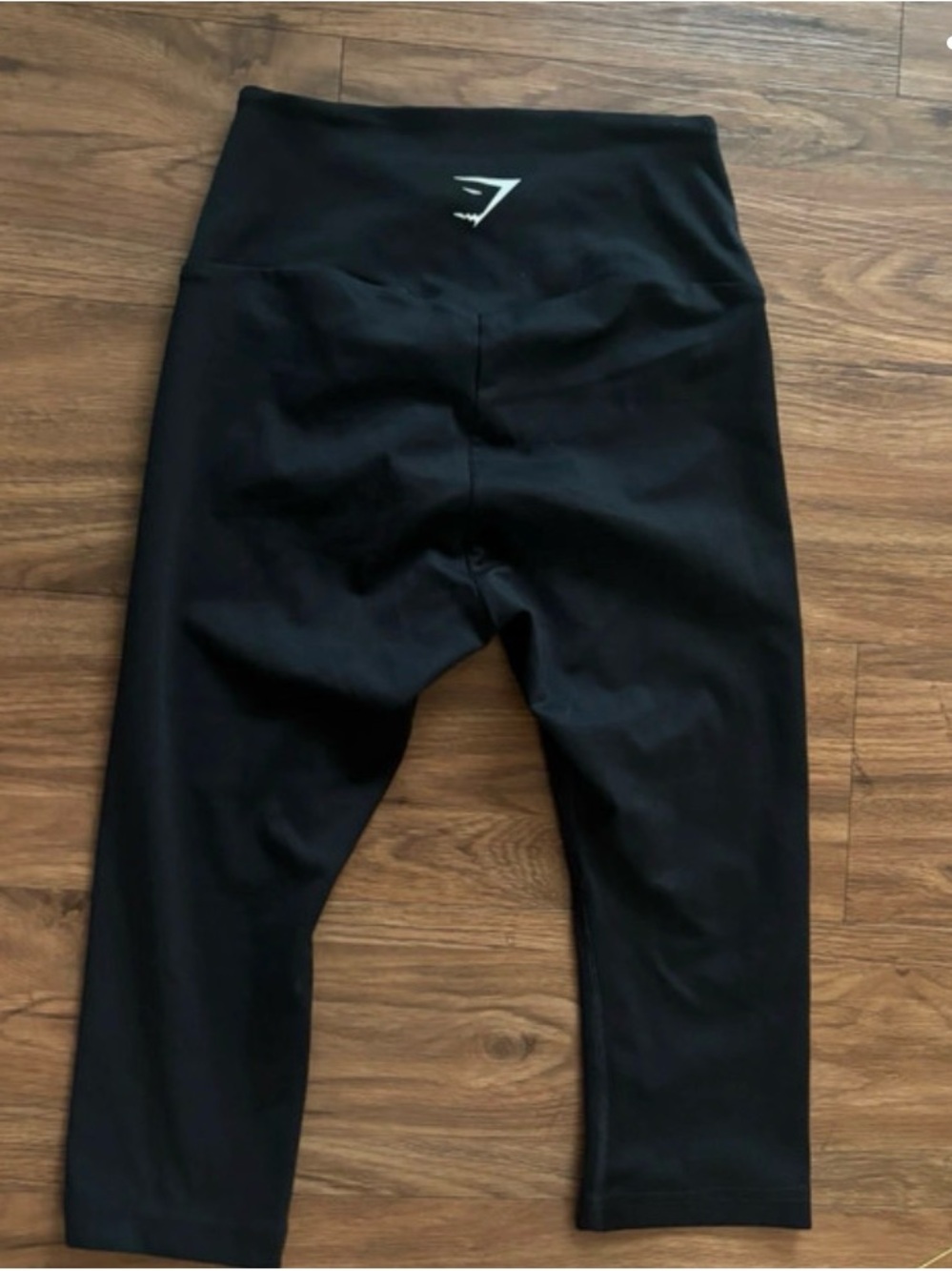 Gymshark Black High-Rise Leggings with Logo